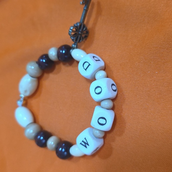 Taylor Swift inspired Life of a Showgirl Stretchy Friendship Bracelet - Picture 1 of 8